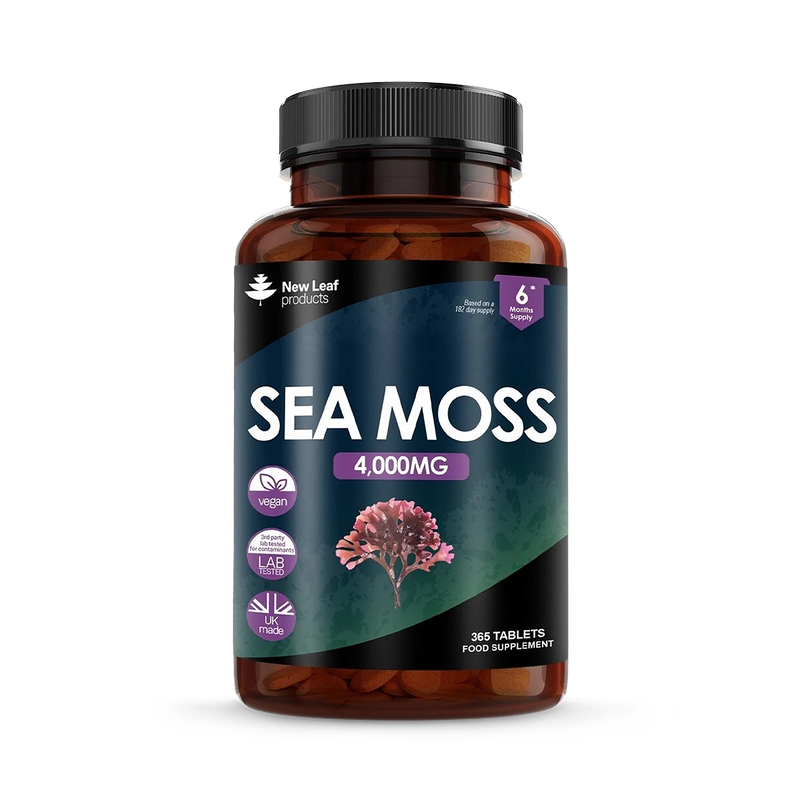 Sea moss supplement tablets 365 count (British brand)
