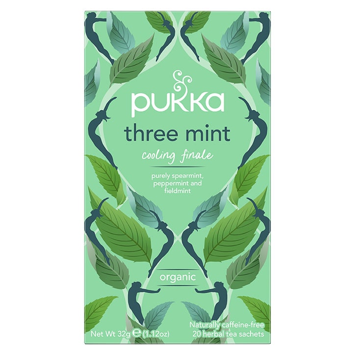 Pukka Three Mint 20 Tea Bags Peppermint Tea Holland&Barrett   