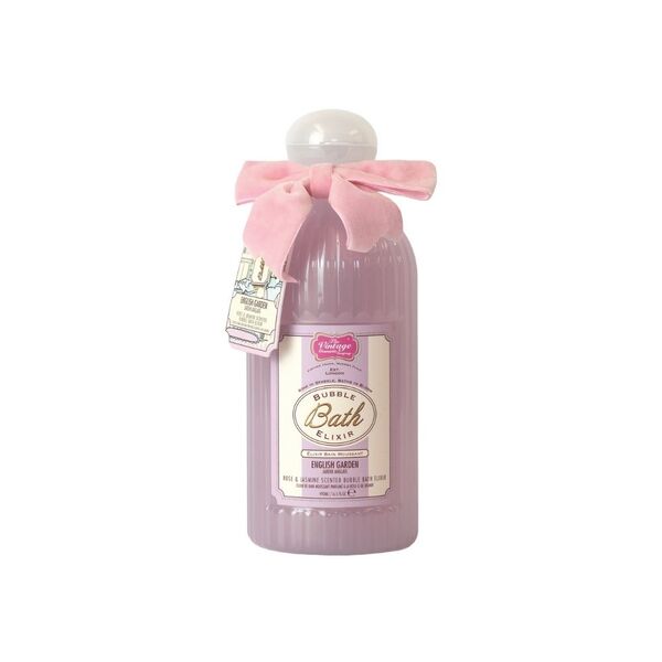 Vintage Bubble Bath Elixir English Garden 500ml - British product