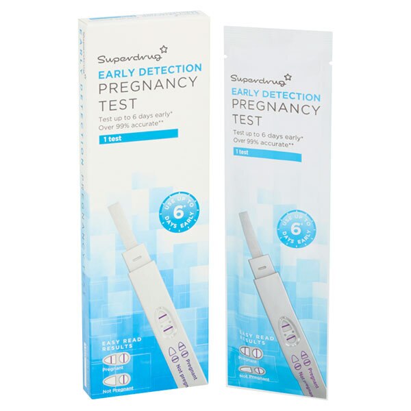 Early signs Pregnancy test midstream single pack GOODS Superdrug   