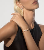 Messika Move Romane pink gold diamond bangle 0.69ct, imported from the UK