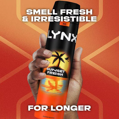 Superdrug Lynx Sunset Fresh Men's Body Spray 250 ml- Buy online at McGrocer