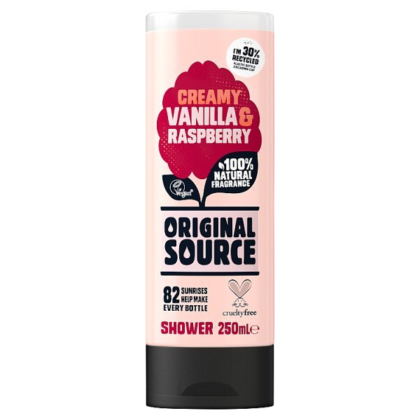 Original Source Vanilla Raspberry Shower Gel Body Wash 250ml GOODS Superdrug   