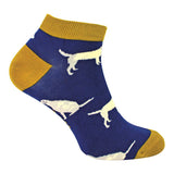 Mr Heron Mens Bamboo Animal Trainer Socks 6-11 UK GOODS Superdrug Labrador (Navy)  