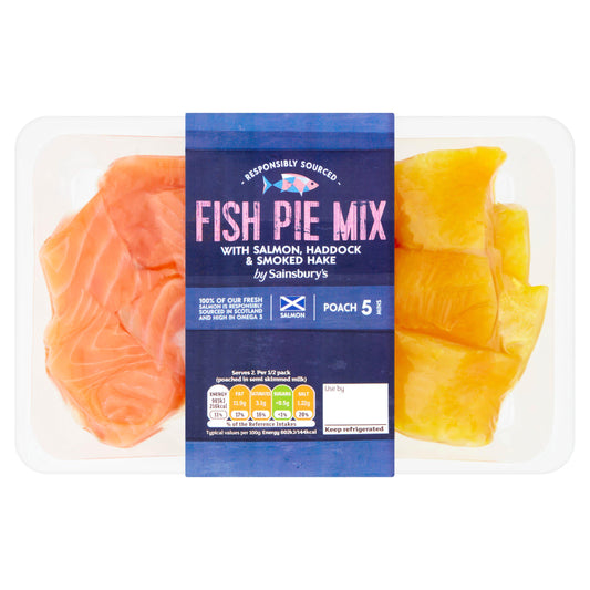 Sainsbury's Fish Pie Mix 300g GOODS Sainsburys   