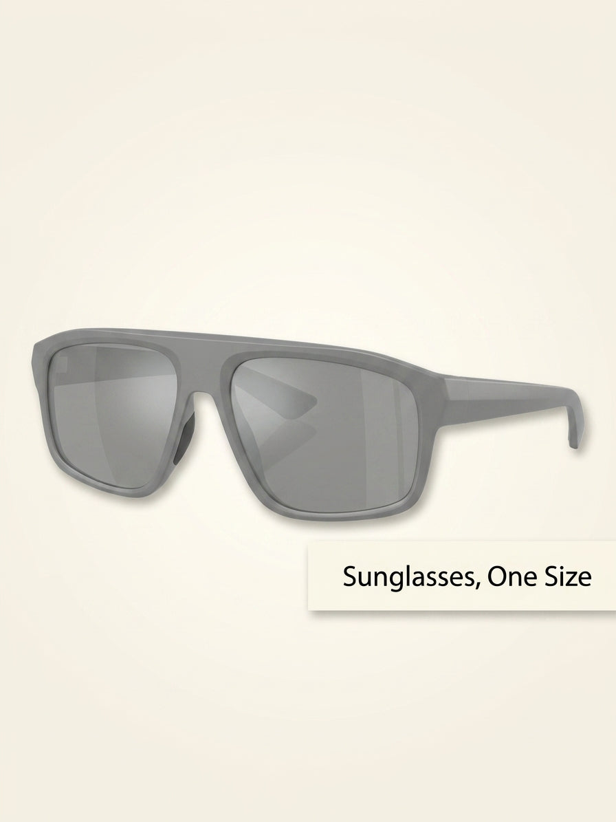 Prada Linea Rossa irregular sunglasses metal grey mirror grey (British brand)