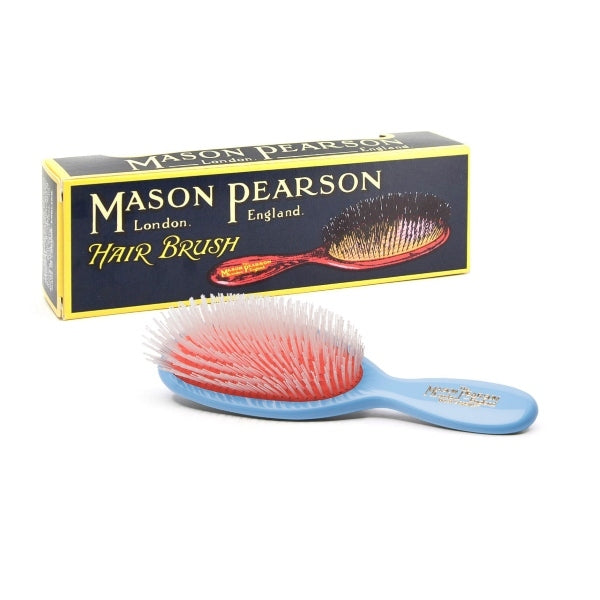 Mason Pearson pocket nylon hairbrush blue, UK version
