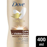 Dove Visibleglow Self Tan Lotion Medium To Dark 400ml GOODS Superdrug   