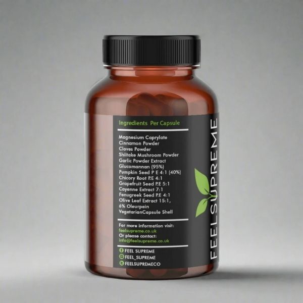 Feel Supreme Intestinal Cleanse 90 capsules (British brand)