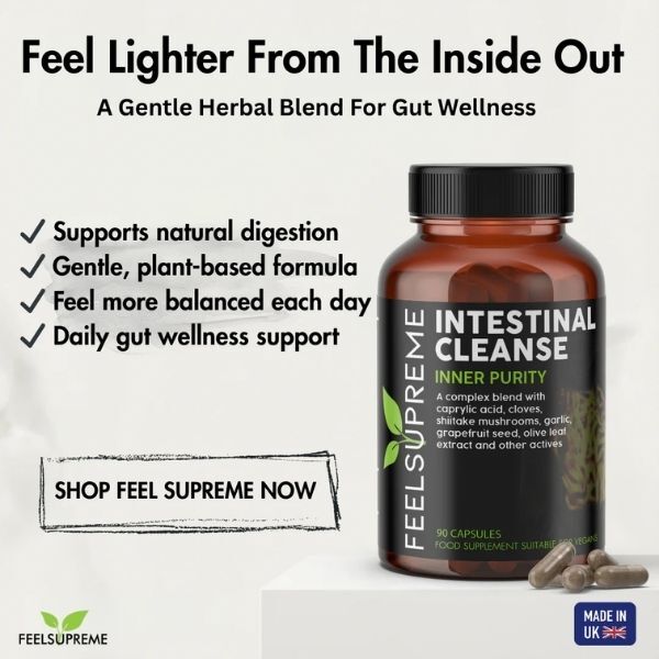Feel Supreme Intestinal Cleanse 90 capsules (British brand)