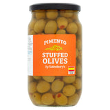 Sainsbury's Pimento Stuffed Olives 800g (480g*) Olives & antipasti Sainsburys   