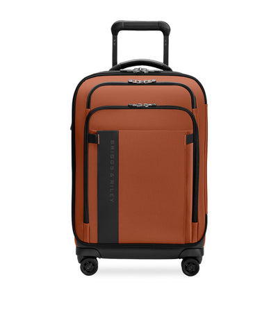 Harrods Essential Carry-On Spinner Suitcase with Compression Panels and Expandable Storage 56cm- Buy online at McGrocer