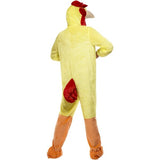Smiffys chicken costume yellow jumpsuit with hood, UK version