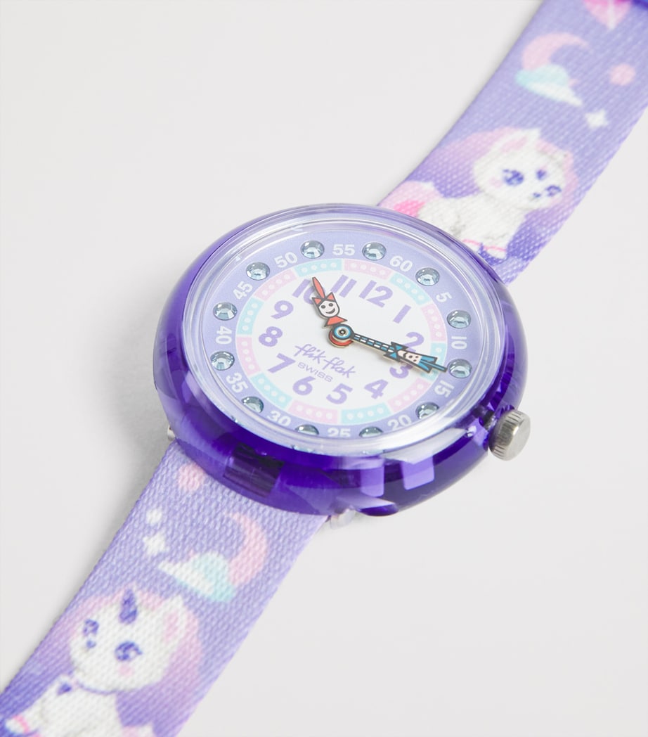 Flik Flak children's watch Cosmicat Mystic Land 32mm, UK version
