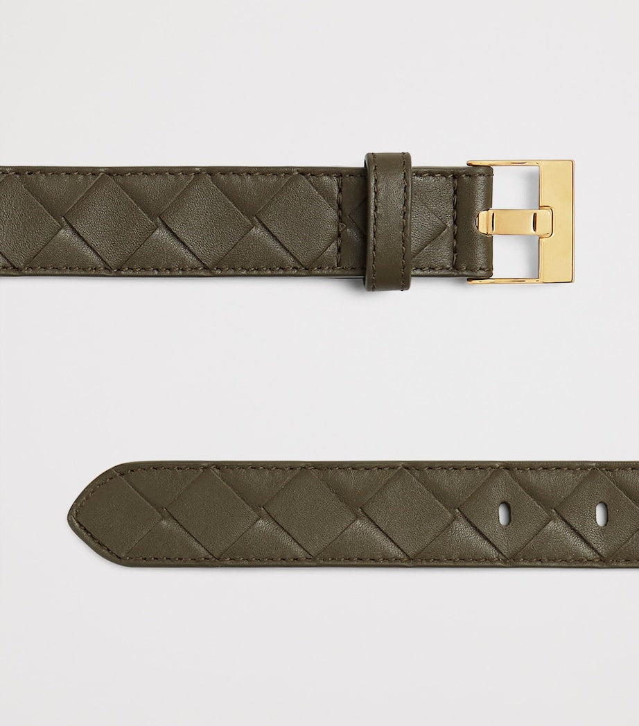 Bottega Veneta Intreccio belt, imported from the UK