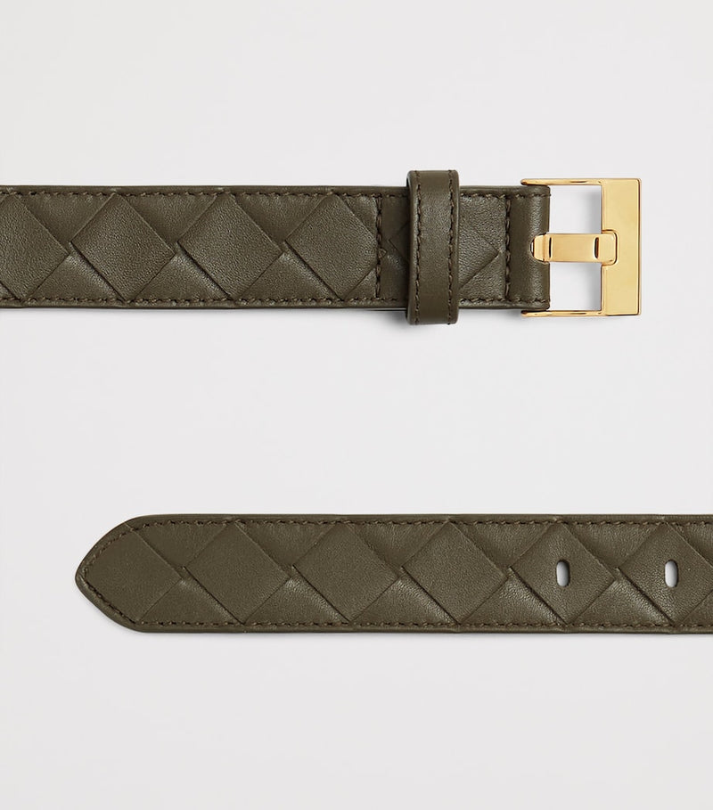 Bottega Veneta Intreccio belt, imported from the UK