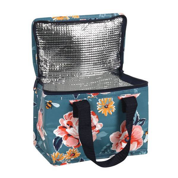 Something Different Bee-utiful Floral lunch bag 21x15x13cm - British product