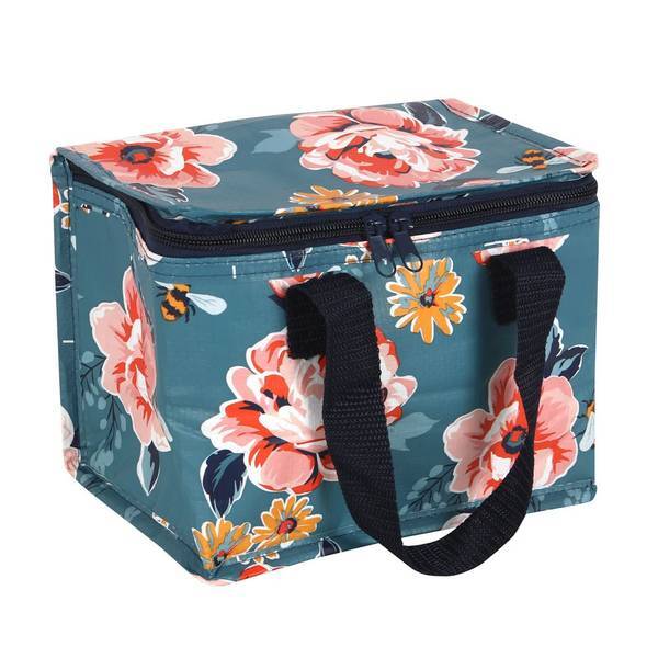 Something Different Bee-utiful Floral lunch bag 21x15x13cm - British product