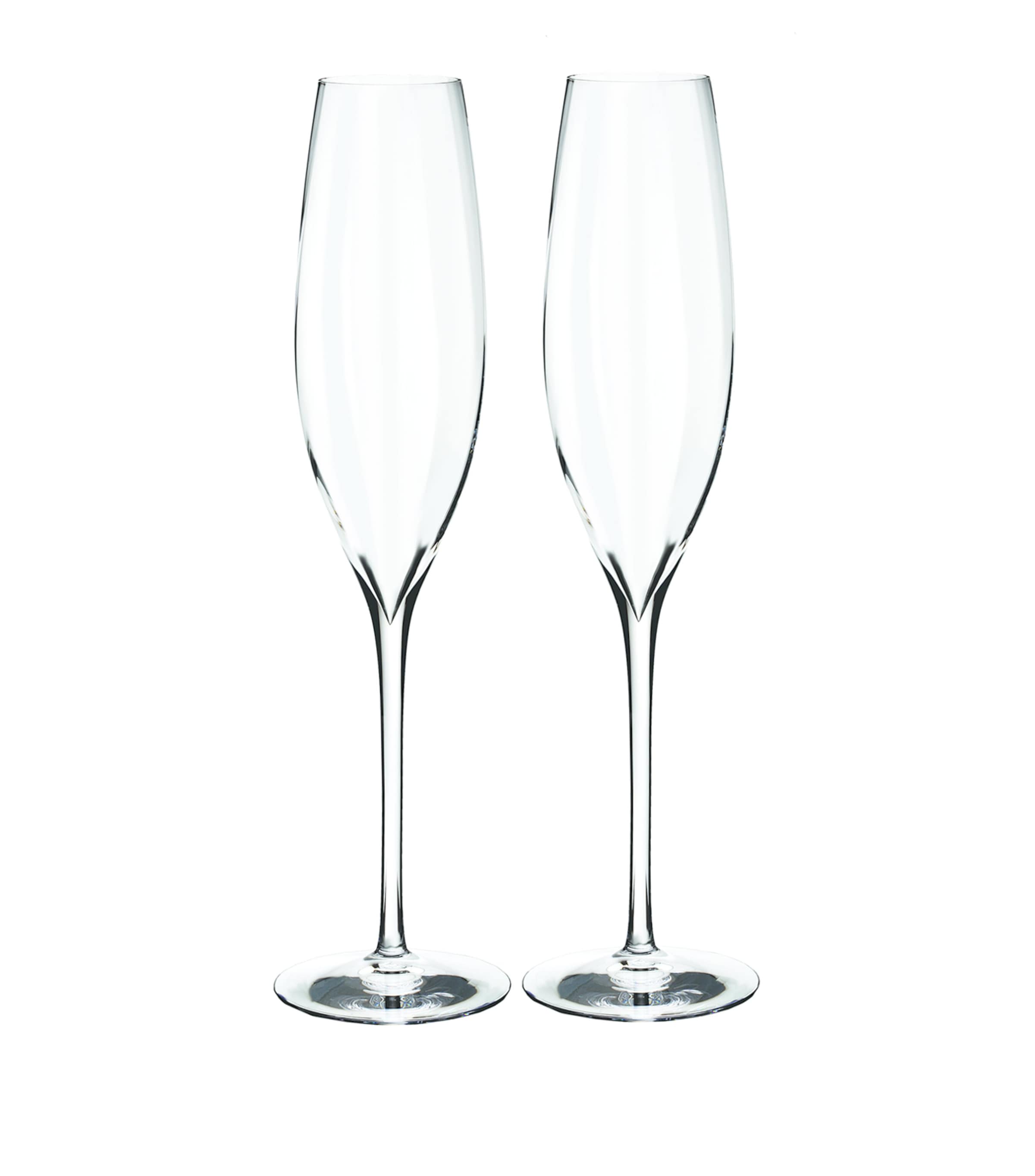 Waterford elegance optic Champagne flutes 300ml (British brand)