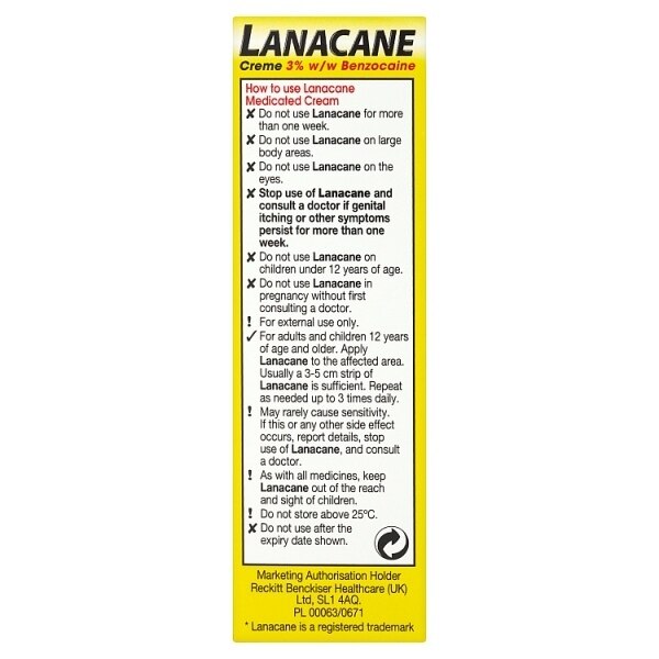 Lanacane Medicated Cream 30g