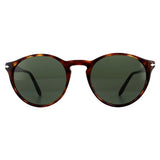 Persol 3092SM brown round sunglasses, imported from the UK