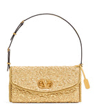 Valentino Garavani Metallic Vain Soft Shoulder Bag, imported from the UK