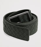 Bottega Veneta Intrecciato leather belt 3.5cm, UK version