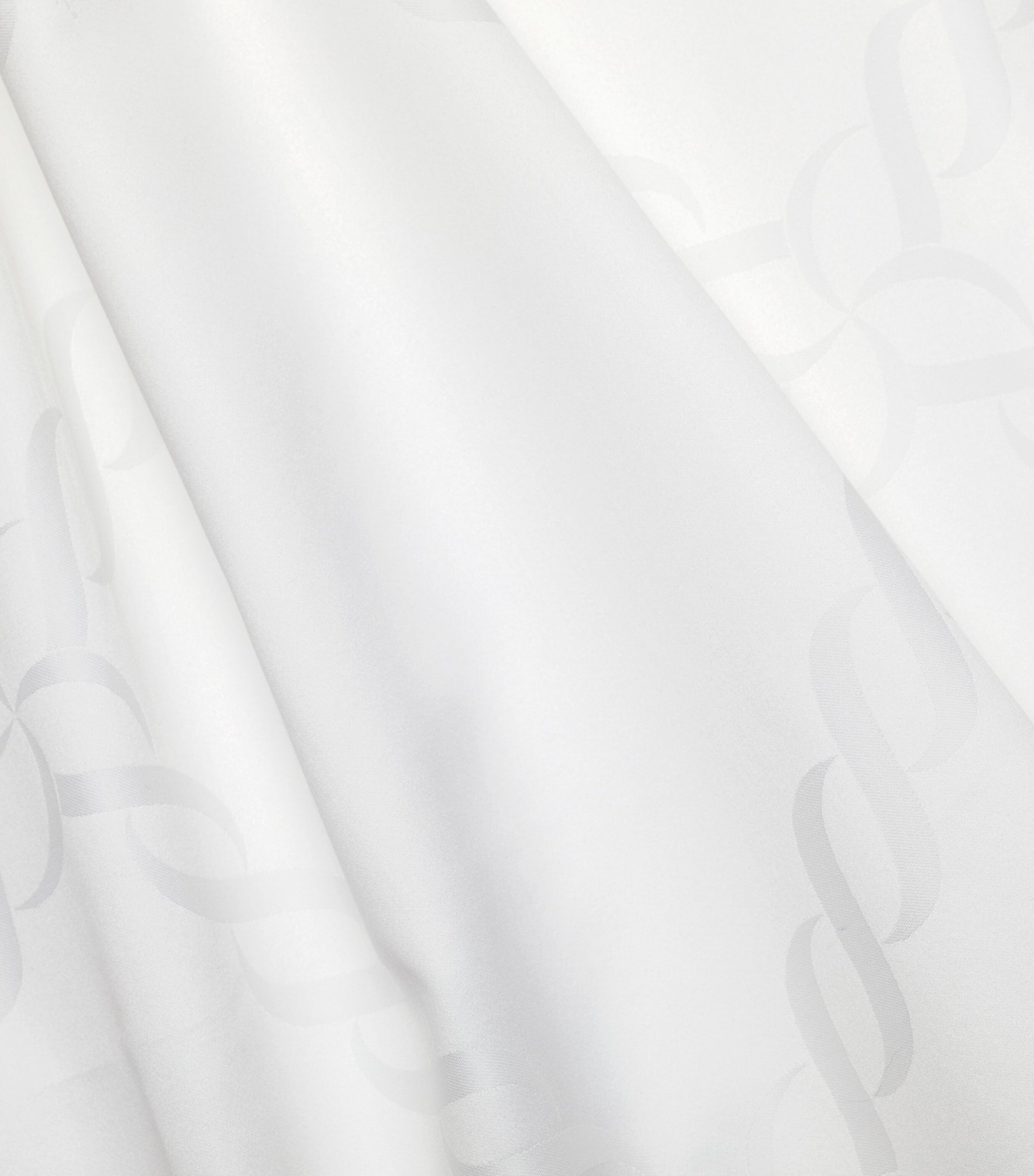 Pratesi king flat sheet with braid pattern, 275cm x 275cm, imported from the UK