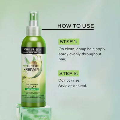 John Frieda Detox Repair Care Protect Spray Hitzeschutz 100 ml