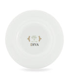 GINORI 1735 porcelain Colonna Diva coffee saucer 12.5cm, UK version