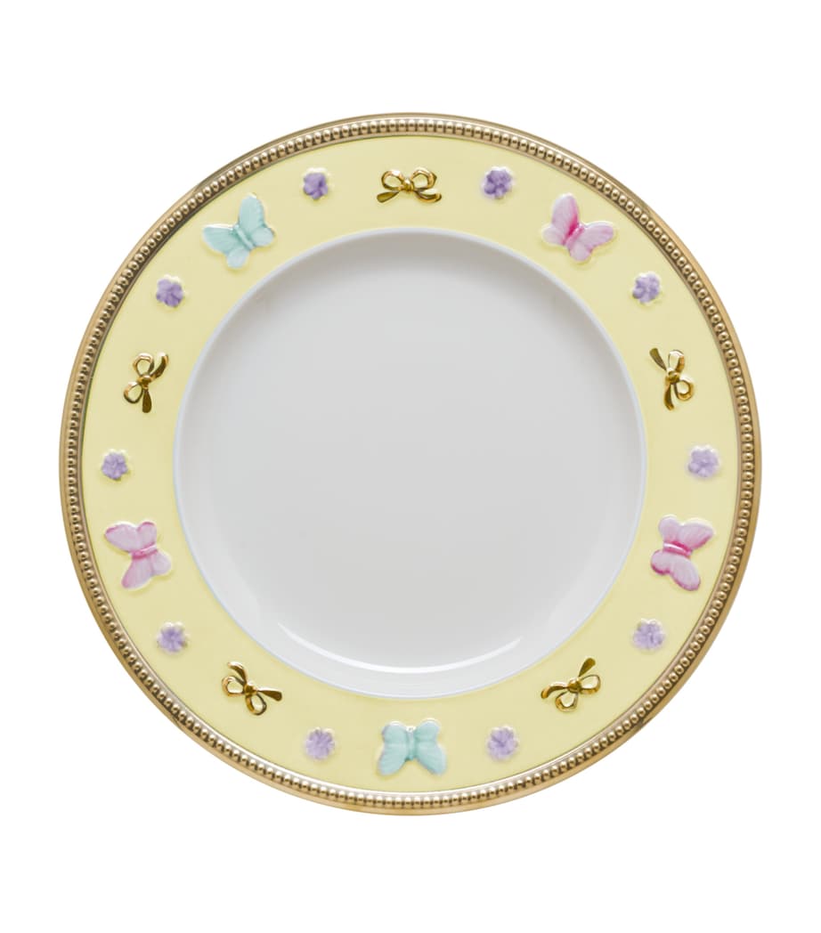 Villari butterfly dessert plate 21cm (British brand)
