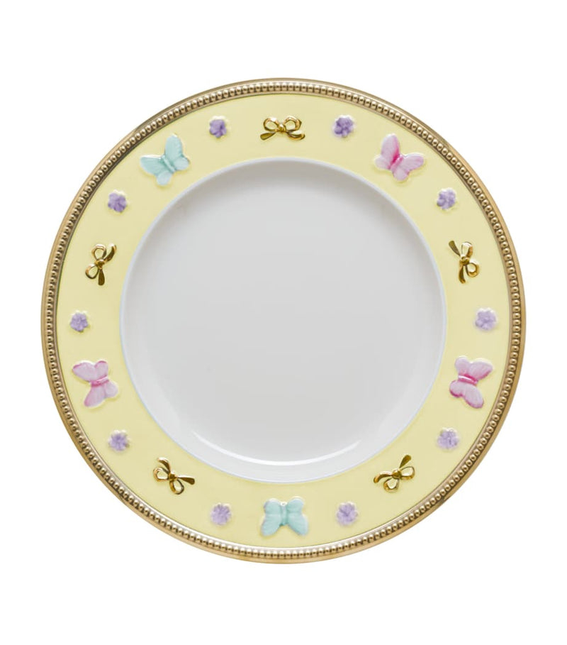 Villari butterfly dessert plate 21cm (British brand)