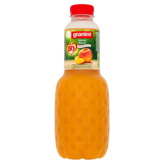 Granini Peach Flavoured Juice 1L (Sugar levy applied) All long life juice Sainsburys   
