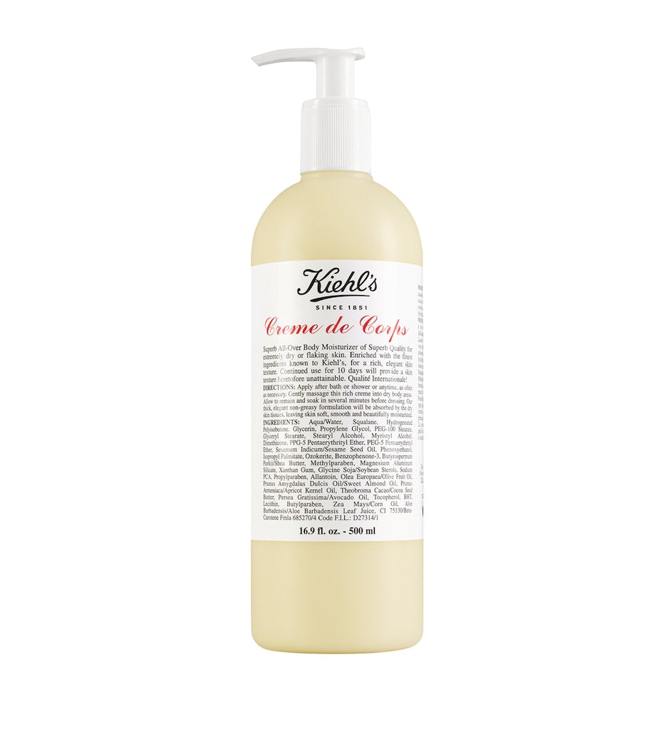 Kiehl's body cream with pump 500ml, UK version
