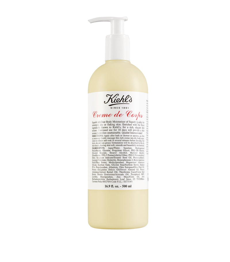Kiehl's body cream with pump 500ml, UK version