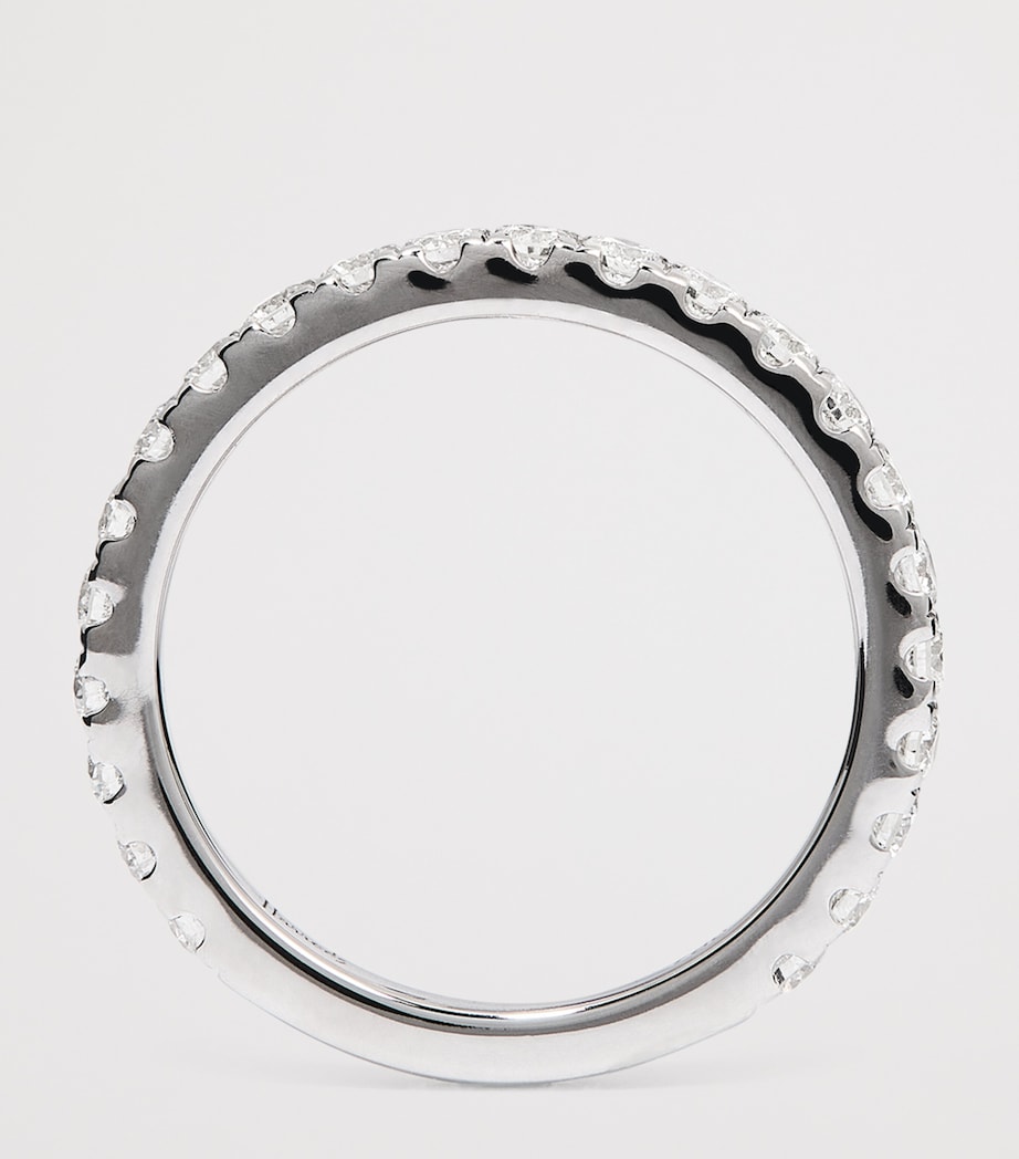 Harrods white gold diamond eternity ring 0.72ct (British brand)