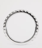 Harrods white gold diamond eternity ring 0.72ct (British brand)