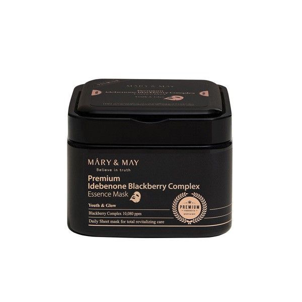 MARY & MAY Idebenone + Blackberry Complex Essence Mask GOODS Superdrug   