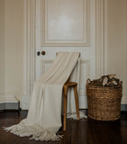 Araminta Campbell Alpaca-Blend Willow Throw Blanket 150cm x 230cm - British product