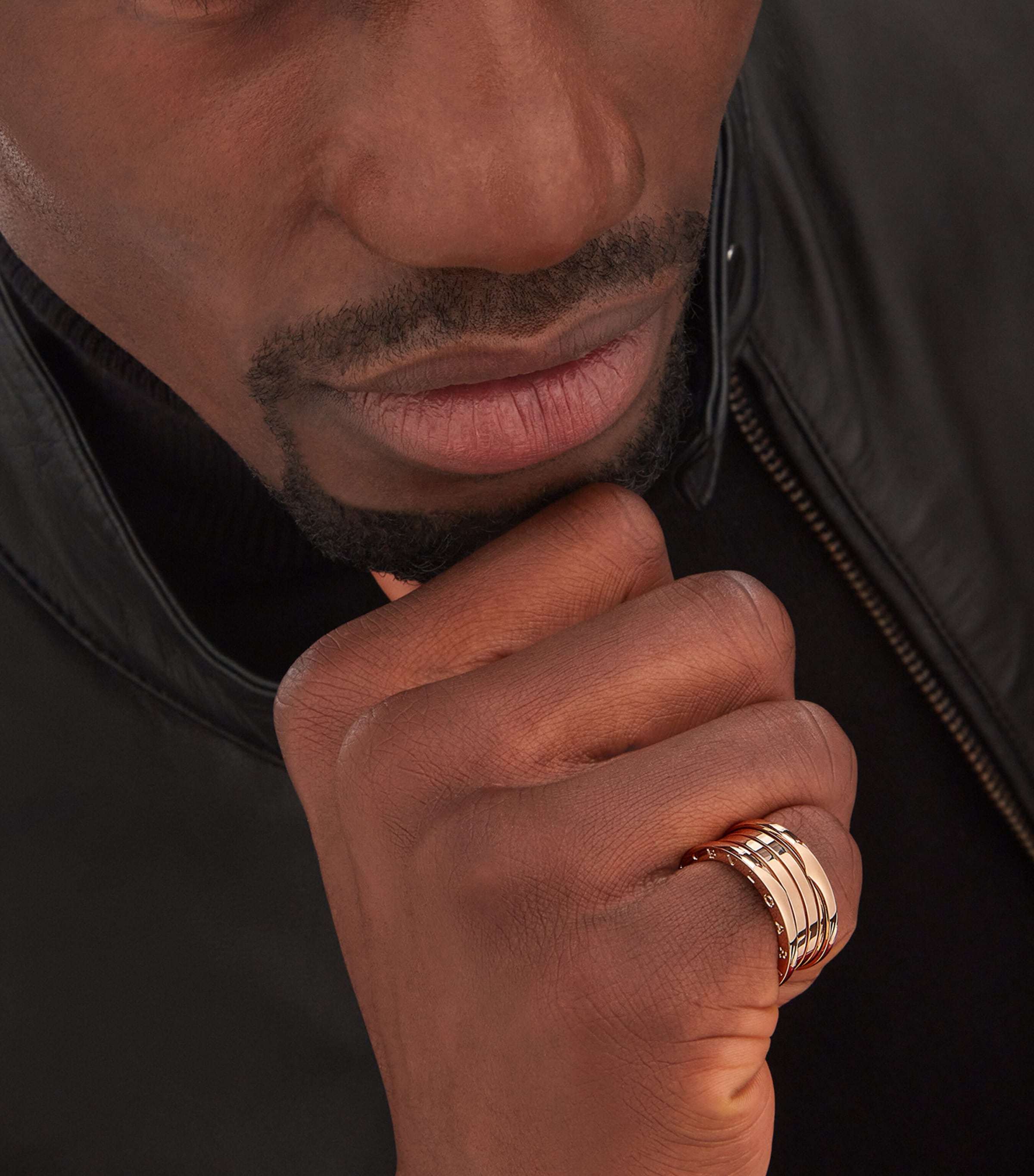 Bvlgari B.zero1 rose gold ring, UK version