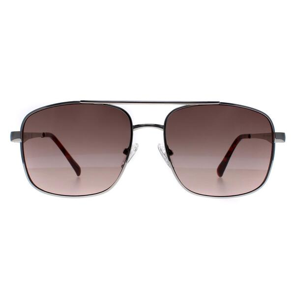 Guess GF0211 silver aviator sunglasses (British brand)