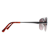 Guess GF0211 silver aviator sunglasses (British brand)