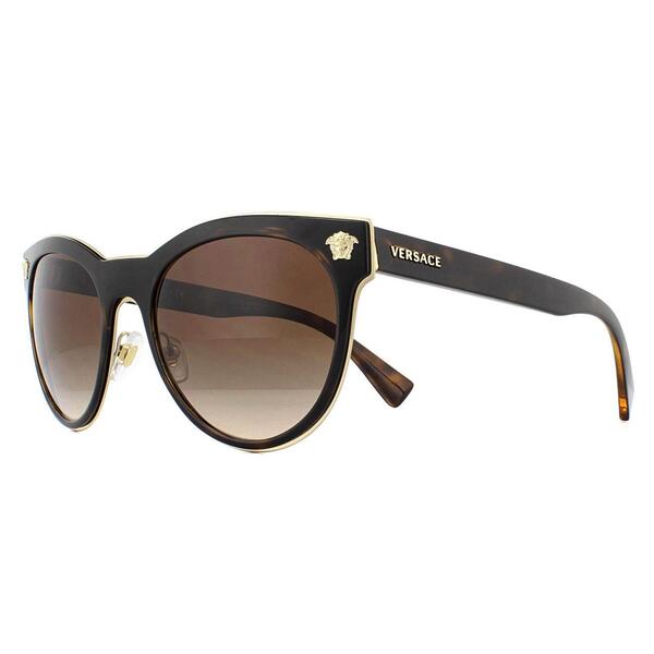 Versace VE2198 brown gradient sunglasses, imported from the UK