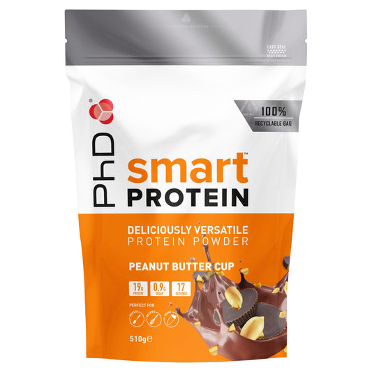 PhD Smart Protein Deliciously Versatile Protein Powder Chocolate Peanut 510g GOODS Sainsburys   