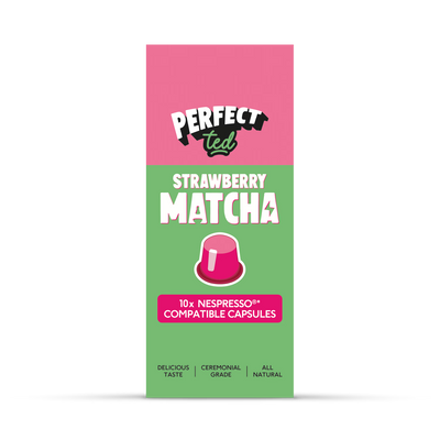 Holland & Barrett Perfect Ted Strawberry Matcha Nespresso Pods x10- Buy online at McGrocer