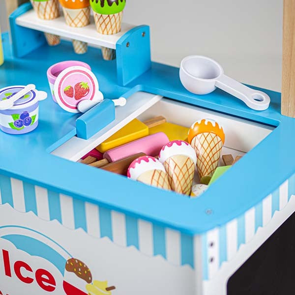 Bigjigs Toys Wooden Ice Cream Cart GOODS Superdrug   