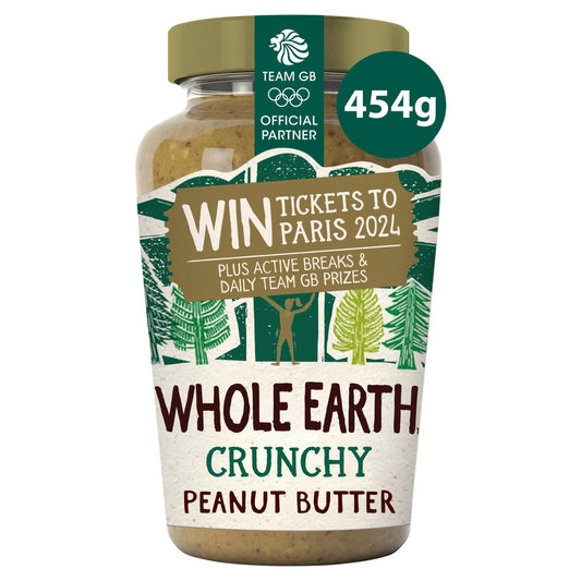 Whole Earth Crunchy Peanut Butter 454g Nut butter Sainsburys   