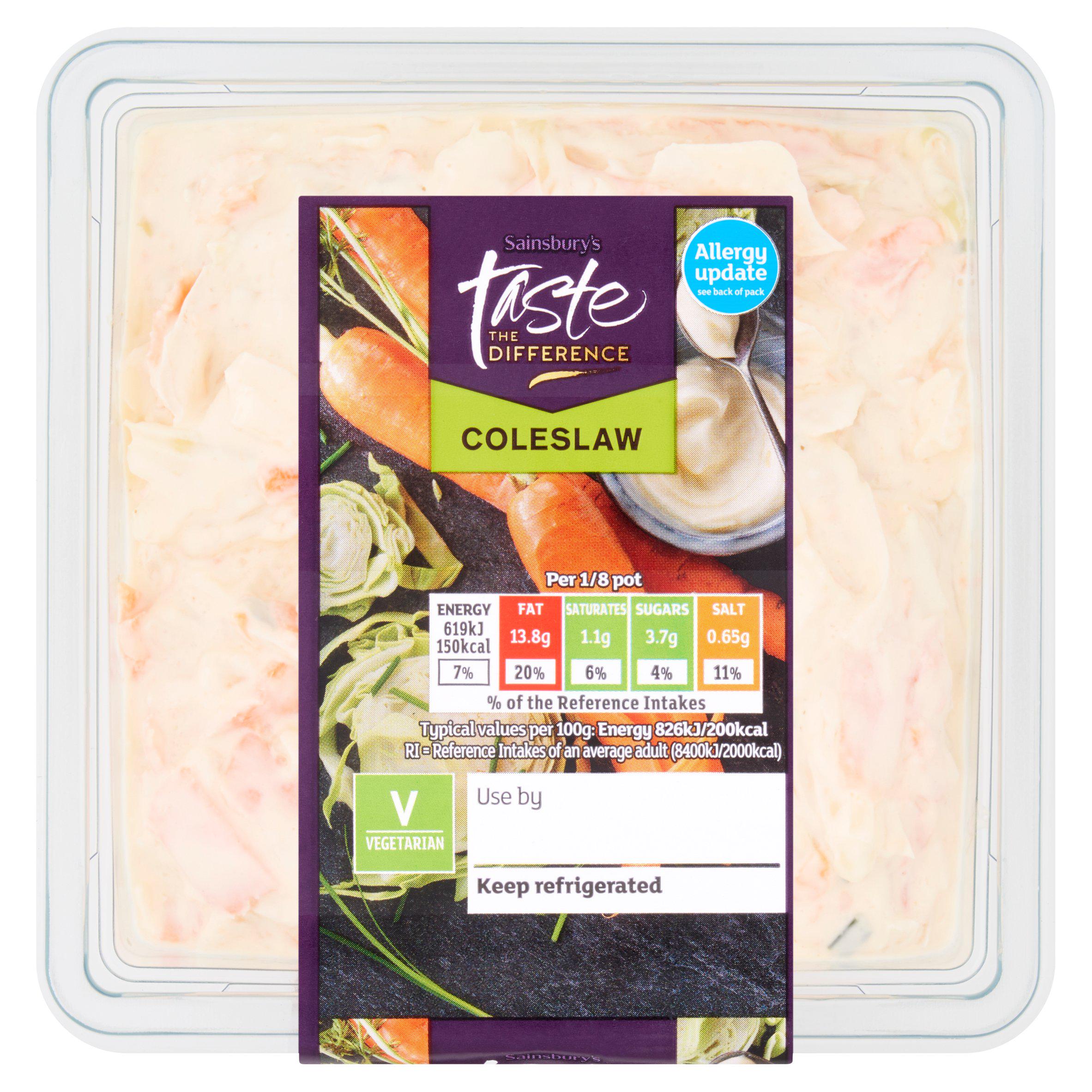 Sainsbury's Coleslaw, Taste the Difference 600g GOODS Sainsburys   