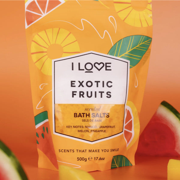 I Love Exotic Fruits Scented Bath Salts 500g