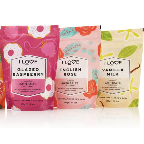I Love Exotic Fruits Scented Bath Salts 500g